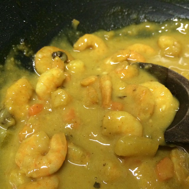 Shrimp Curry @ Home