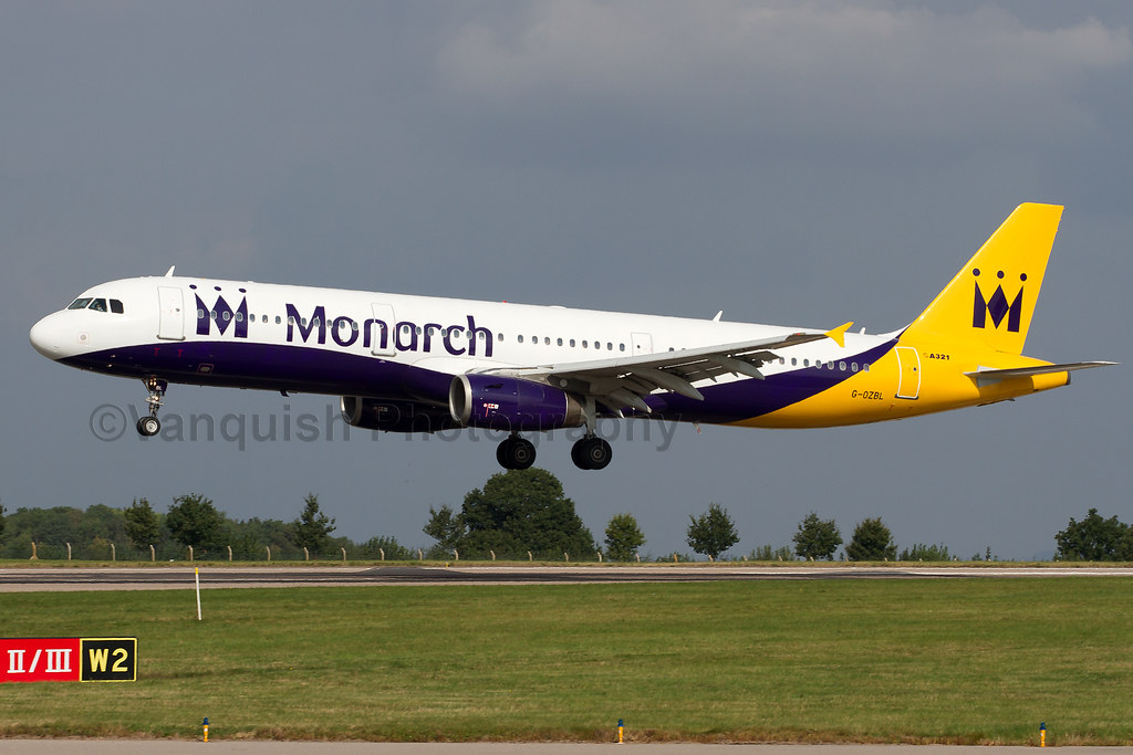 G-OZBL Monarch Airlines A321 East Midlands