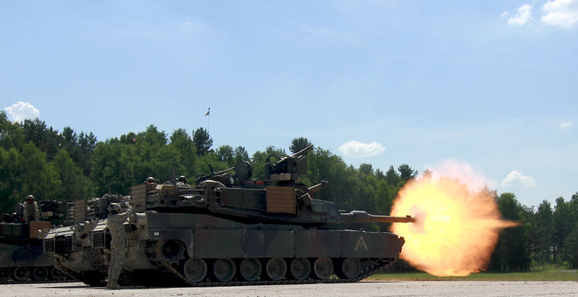 1/1 CD gunnery at Combined Resolve II