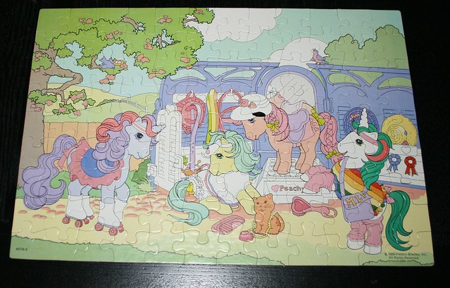 My Little Pony Jigsaw puzzle (1985) - The Beauty Parlour
