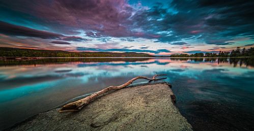 sunset sky lake color water oslo norway clouds forest evening nikon horizon surface le d800 maridalen 14mm samyang maridalsvannet