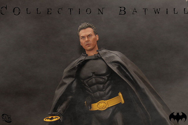 Batman 89 1/6 dx09 Hot toys custom Keaton Bruce Wayne