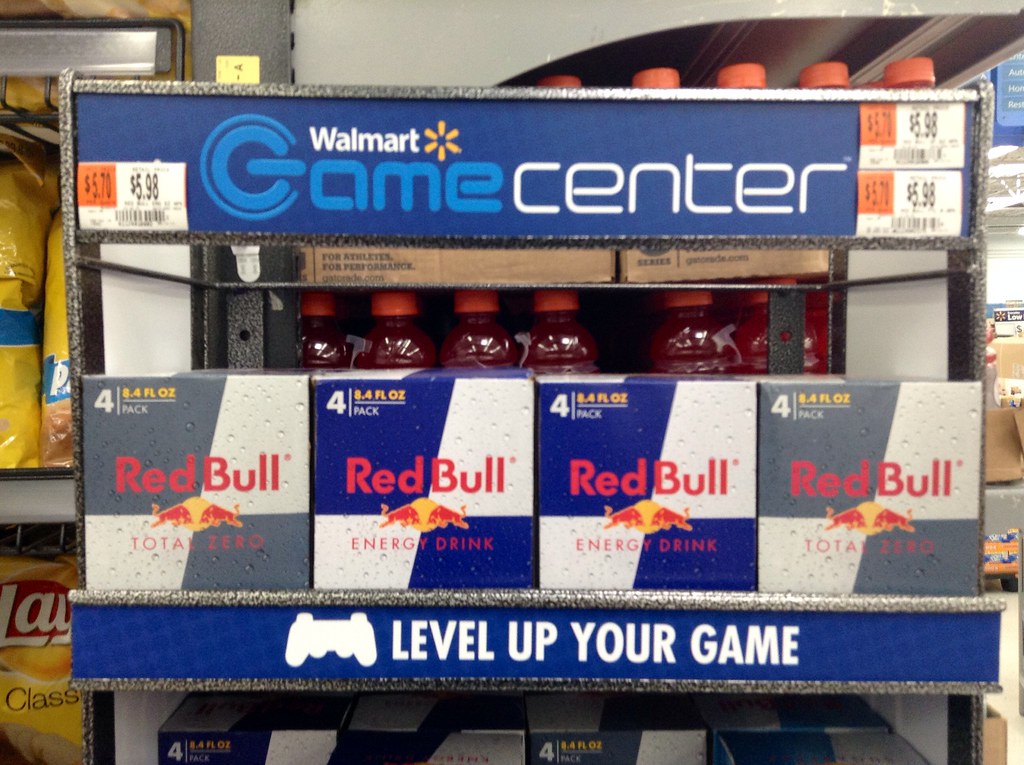 Red Bull, Walmart Game Center Display, 8/2014 by Mike Moza… - Flickr
