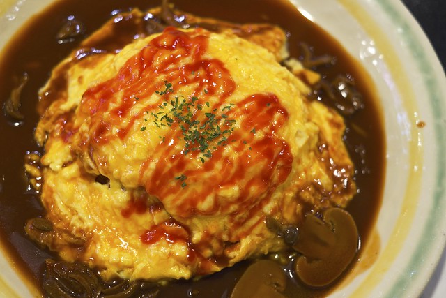 Japanese style rice omelet / とろっとろオムライス / 談合坂レストラン (山梨県上野原市)