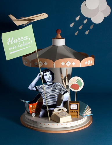 Paper Illustration - Happy Times | by all things paper