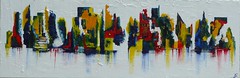 Rurbanisant 120x45 Acrylique                                      VENDU