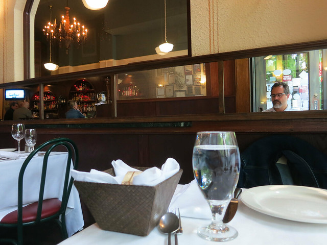 Self-Portrait in an Italian Restaurant, Belltown, Seattle