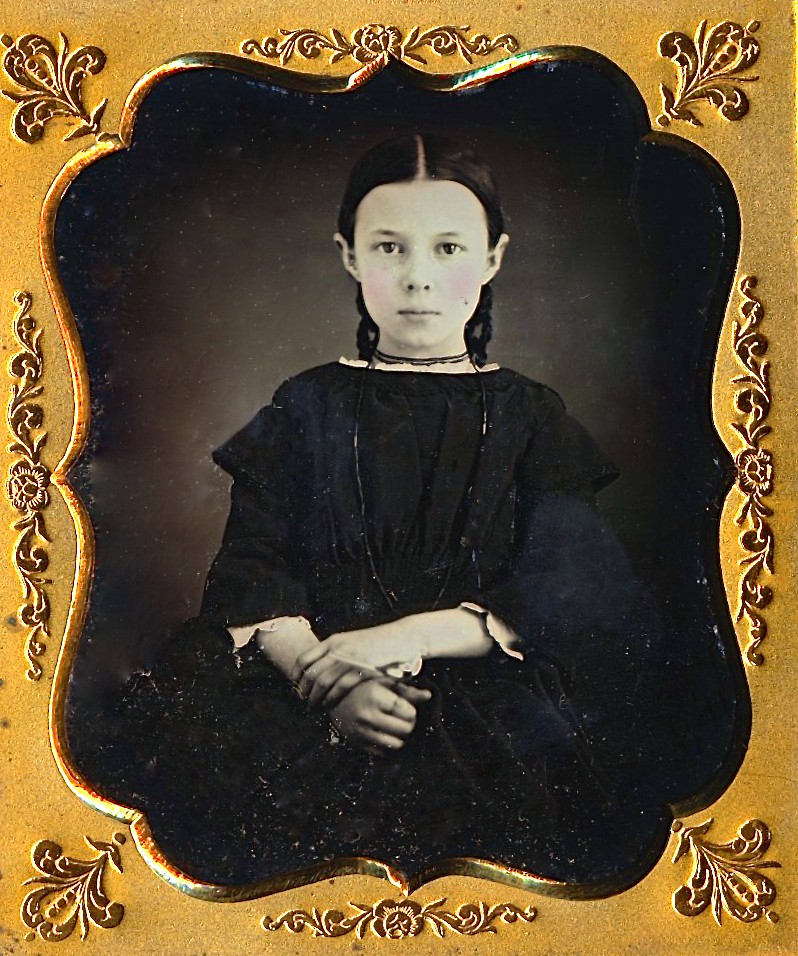 Abbie Diantha Gold, 1/6th-Plate Daguerreotype, 1852