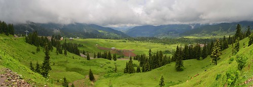 panorama georgia landscape ajaria goderdzipass khulorivervalley