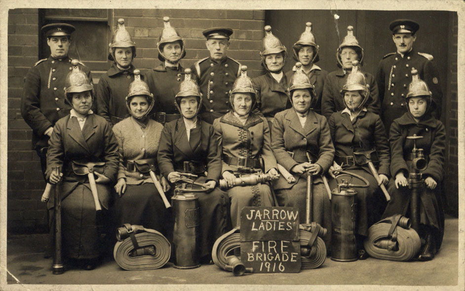 Jarrow Ladies Fire Brigade, 1916