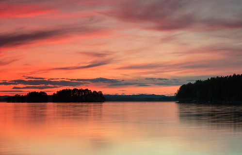 sunset lake landscape sweden nd sverige dalarna hitech zweden dalarnaslän bigstopper grycken