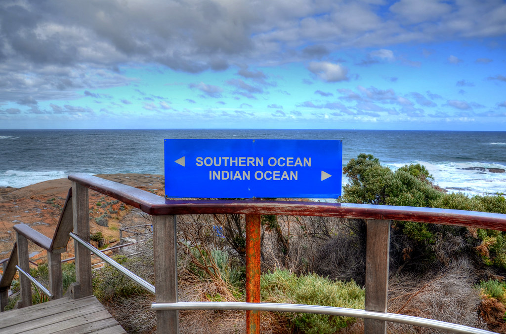 Where the Southern and Indian Oceans meet, Cape Leeuwin