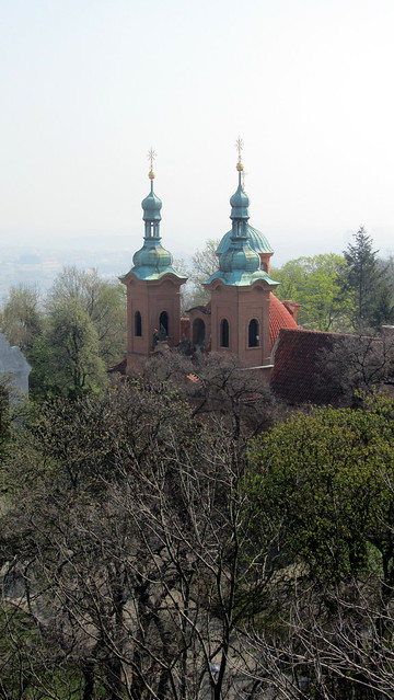 The Cathedral of Saint Lawrence from the Petřín Lookout Tower