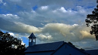 224/365: Steeple silhouette against unsettled sky | by Stephen Little
