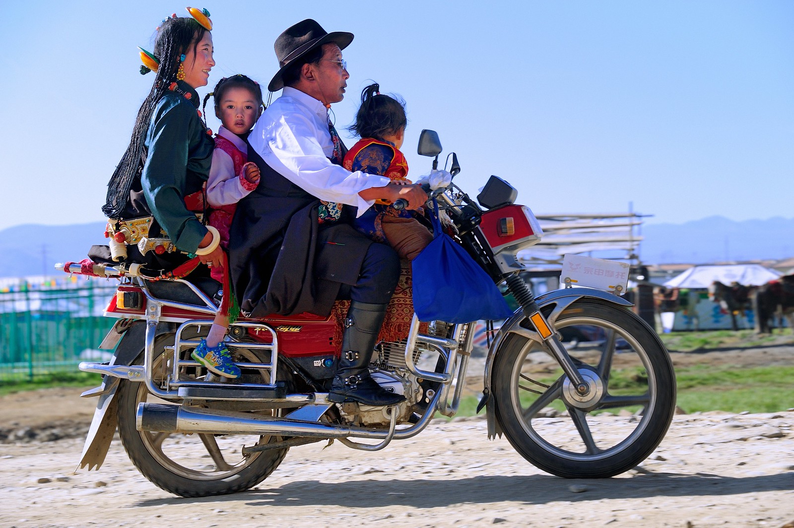 All sizes | Motorbike for the whole family, Tibet 2014 | Flickr - Photo ...