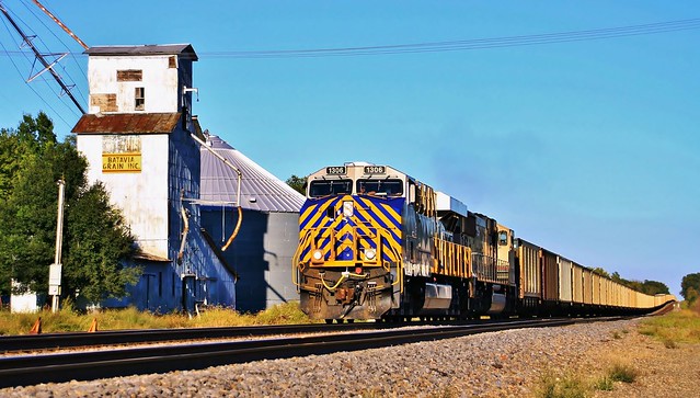 Batavia Grain with train