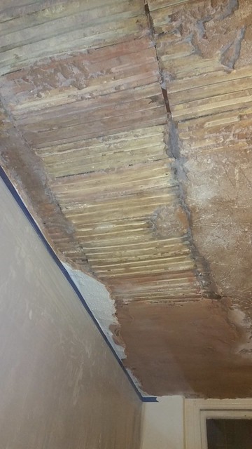 Ceiling re-plastering SGC March 2017