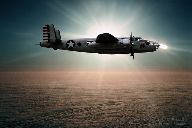 North American B-25 Mitchell in High Flight