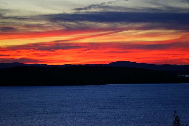 Sunset Moosehead Lake
