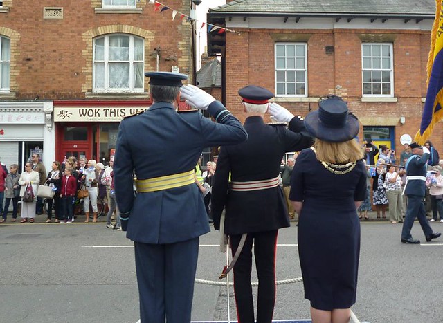Freedom of Entry granted by Oakham Town Council to 504 Squadron Royal Auxiliary Air Force, RAF Wittering