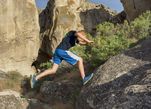 jumping thomas idaho climbing rockclimbing hunterthomas