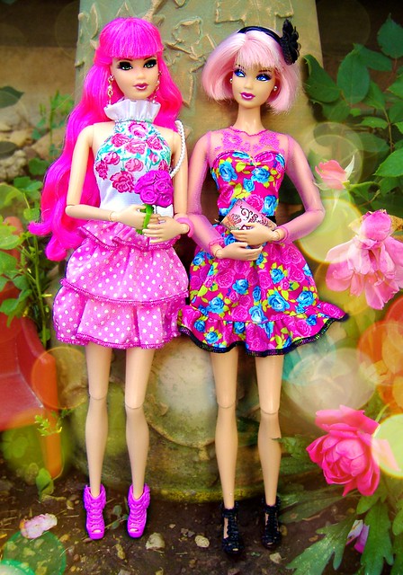 Rosalie & Peony in LitDH dresses #1