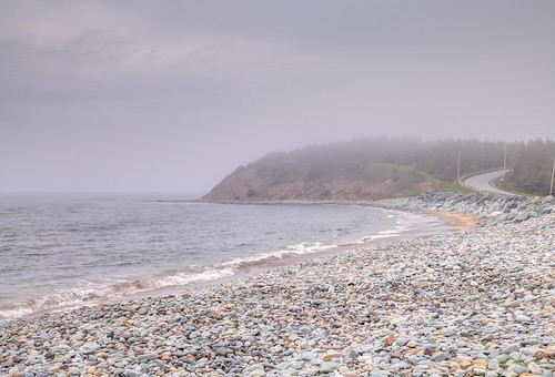 canada beach novascotia ns foggy cobble 2015 larencetownbeach