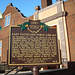 An Ohio Historical Marker recognizing the East Cleveland Public Library  as a Carnegie Library, which officially opened in 1916.  On January 25, Bill Morris and State Librarian Beverly Cain  traveled to East Cleveland to meet with Sheba Marcus-Bey, Director of the East Cleveland Public Library.
