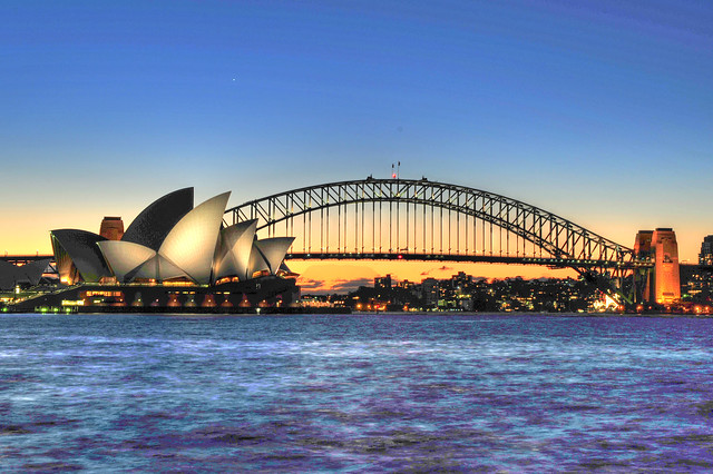 Sydney Opera House  and Harbour Bridge