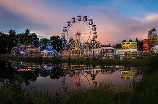 Bolton Fair at sunset (Project 365: 219/365)