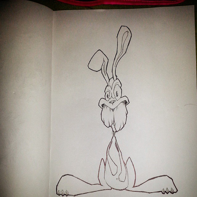 Crazy rabbit.... #drawing #sketching #sketch #sketchpad #p… | Flickr