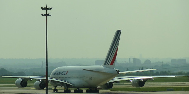 Airbus A380, Air France, CDG, Paris
