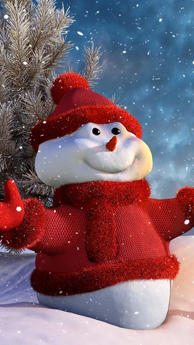 snowman_staff_lantern_3d_graphics_winter_snow_mountains_tr… | Flickr