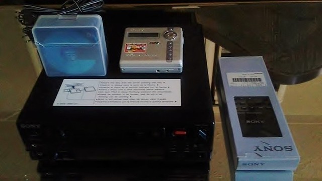 Sony MDS-101 and MZ -N707