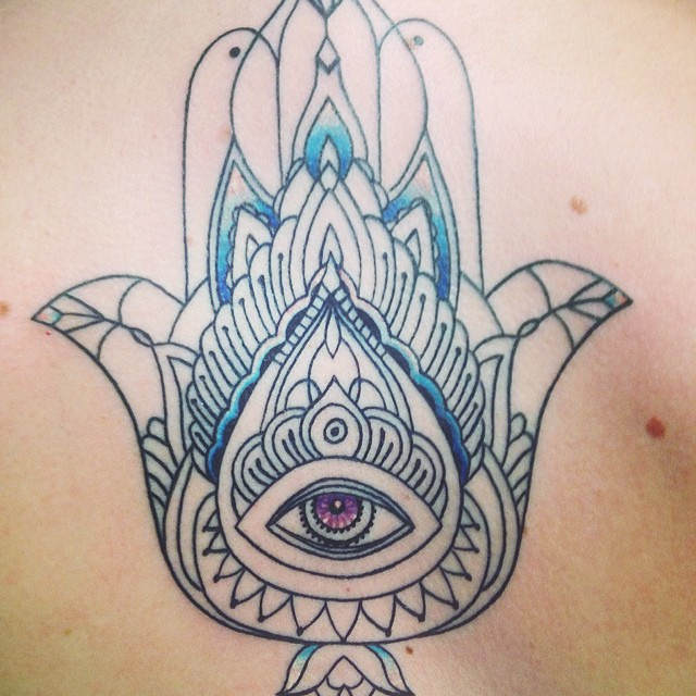 hamsa tattoo | AJ Powers | Flickr