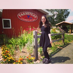 Fun lunch date at the Farmstead with Naomi. #hayward #tourdeheartland