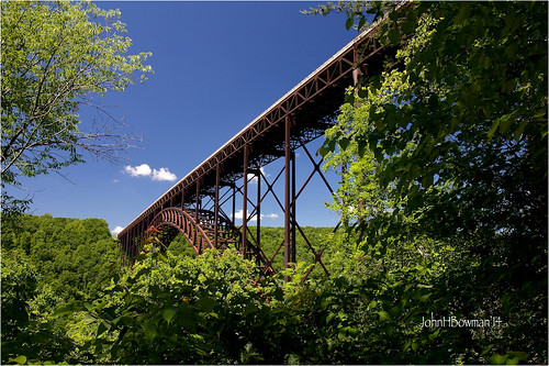 westvirginia fayettecounty newrivergorge bridges noncoveredbridges newrivergorgebridge nrhp blueskies spring june 2014 canon24704l