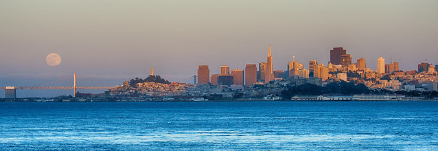 SF Cityfront Moonrise