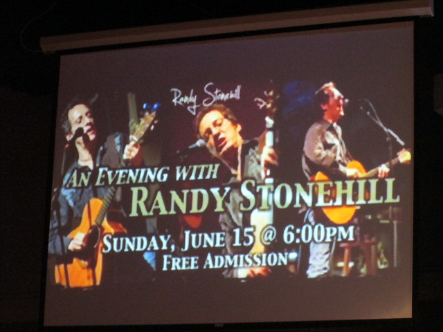 Big Screen Prior To The Randy Stonehill Concert.