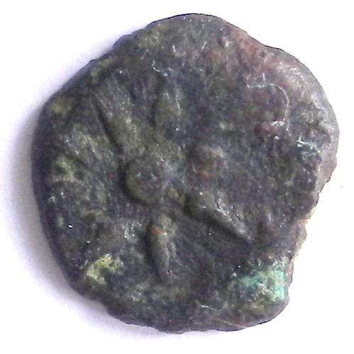 Roman bronze coin, the Biblical 'Widow's Mite' First century AD.