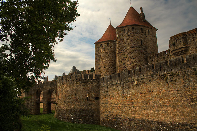 Carcassonne towers and entrance