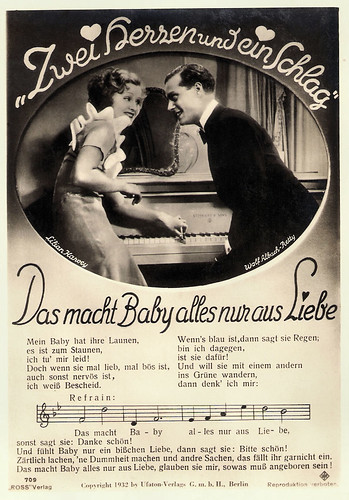 Lilian Harvey and Wolf Albach-Retty in Zwei Herzen und ein Schlag (1932)