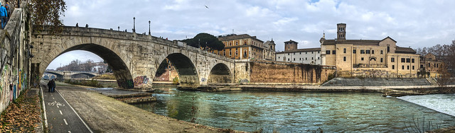 Ponte Cestio ed Isola Tiberina, Roma (I)