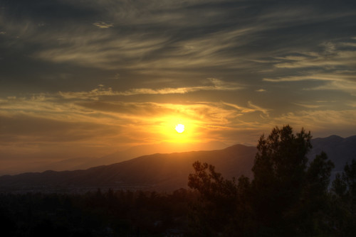 california sunset sky sun clouds nikon july f28 hdr d800 yucaipa 70200mm jeffbohner