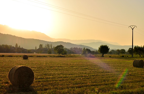 Spain Bike Trip_144 by jjay69, sunrise fields hay