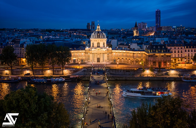 Pont des Arts from Louvre @ Blue Hour II