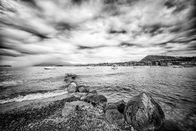 Gardasee HDR s/w