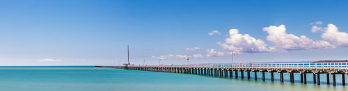longexposure panorama seascape canon bay pier post matthew australia queensland tamron herveybay 6d 2875mm urangan frasercoast sandystraits matthewpost