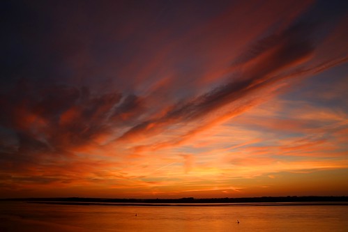sunset sky colour clouds menaistrait
