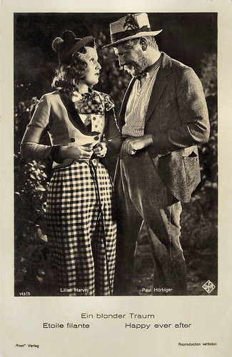 Lilian Harvey and Paul Hörbiger in Ein blonder Traum (1932)